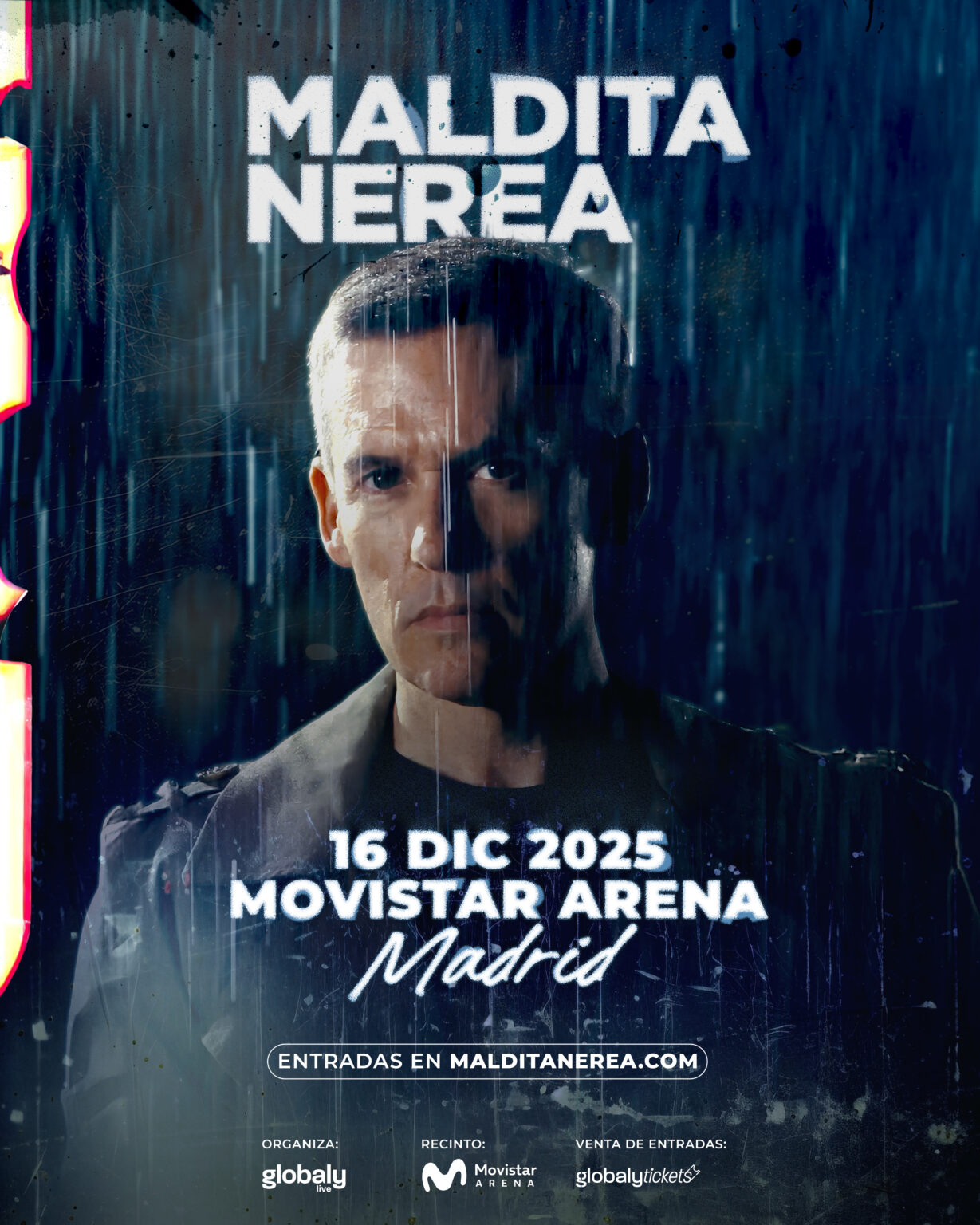 Cartel vertical — Maldita Nerea Movistar Arena