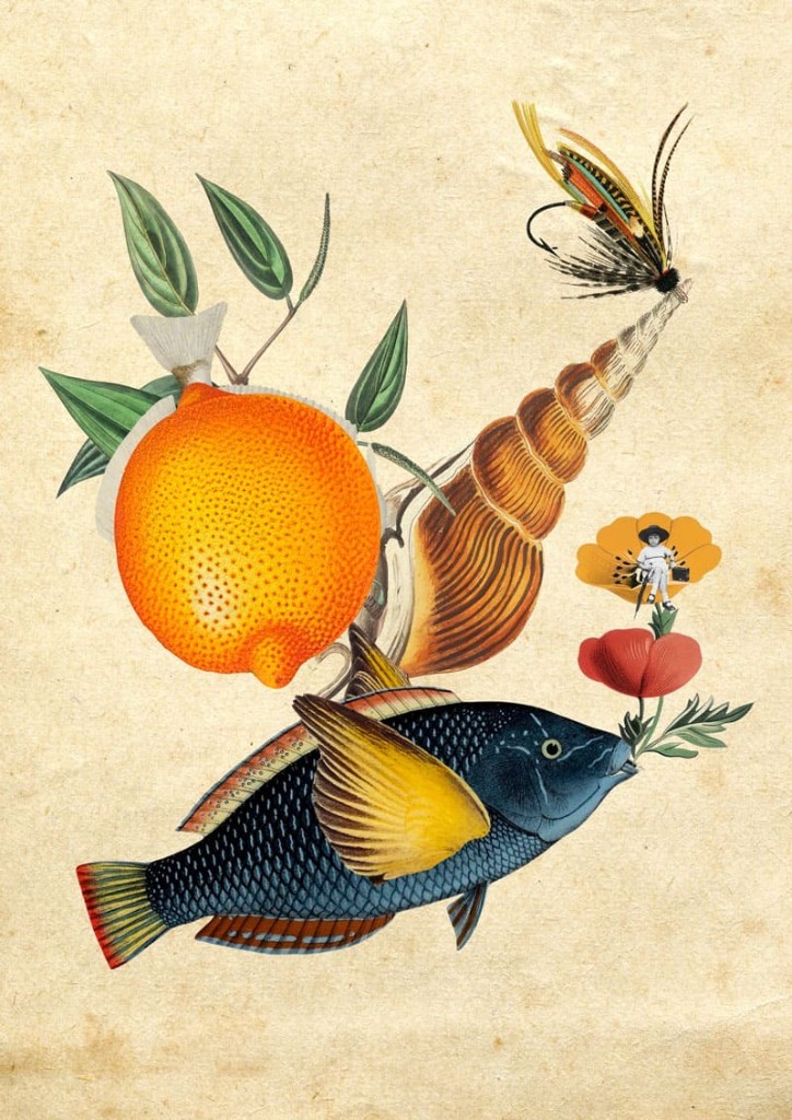 Corriente Sur — collage La Deriva