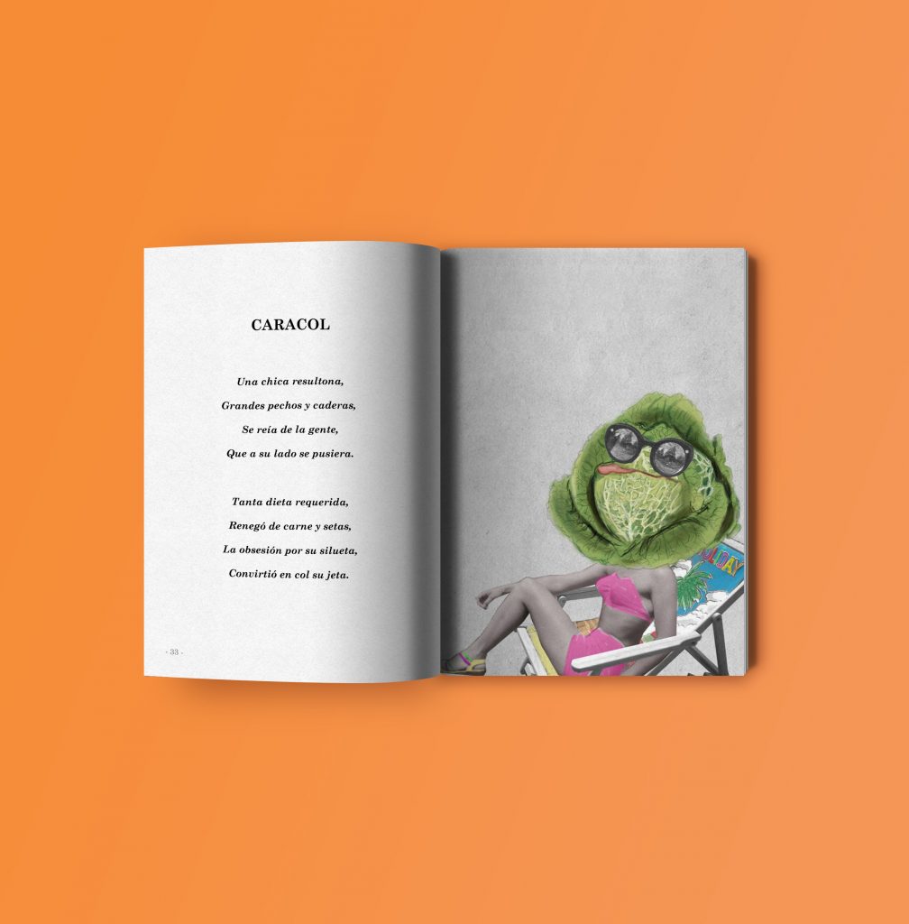 Microcuentos — collage e ilustración editorial