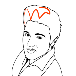 Ilustración Elvis