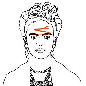 Ilustración Frida Kahlo